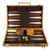 Deluxe Backgammon Attache Set