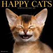 Happy Cats 2025 Wall Calendar
