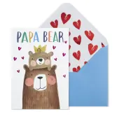 Cherished Moments Father's Day Card with Bear Design