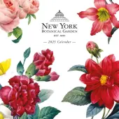 New York Botanical Gardens Illusrated 2025 Wall Calendar