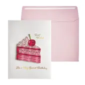 Cake Slice Quilling Birthday Card