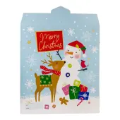 Snowman Merry Christmas Calendar Wrapper