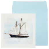Sailboat Quilling Blank Card