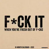Fck It 2026 Wall Calendar