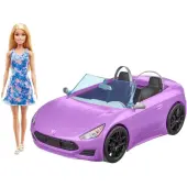Barbie Doll and Convertible Set
