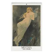 Mucha Poster 2026 Wall Calendar