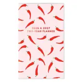 Fun Pattern 2 Year Pocket 2026 Planner