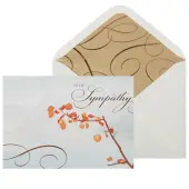 Photo Scene with Vellum Branch Sympathy Card