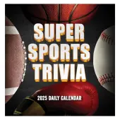 Sports Facts And Trivia 2025 Desk Calendar