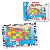 Jumbo USA Map 50 Piece Floor Puzzle