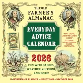 Old Farmer Almanac Everyday Advice 2026 Wall Calendar