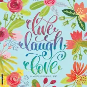 Live Laugh Love 2025 Wall Calendar