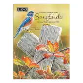 Songbirds 2025 Monthly Pocket Planner by Susan Bourdet