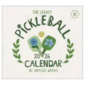 Pickleball 2026 Wall Calendar