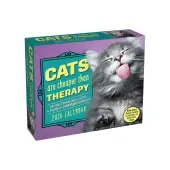 Cats Are Cheaper Than Therapy 2026 Desk Calendar