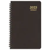 Black Weekly 2025 Planner