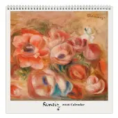 Renoir Square 2026 Wall Calendar