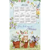 Sweet Kitties 2026 Calendar Towel