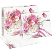 Blush Bicycle Boxed Note Cards