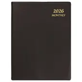 Black Continental Monthly 2026 Planner