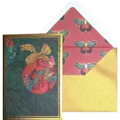 Butterfly Ornament Christmas Card