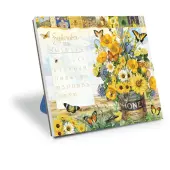 Garden Botanicals Postcard 2026 Desk Calendar by Barbara Anderson