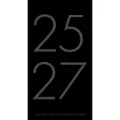 Black Academic 2026 2 Year Pocket Planner