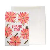 Vibrant Daisy Blooms Thank You Card