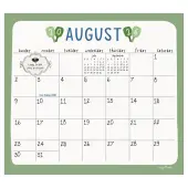 Pickleball 2026 Magnetic Calendar
