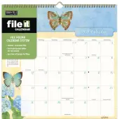 Butterflies 2026 File It Wall Calendar by Jane Shasky