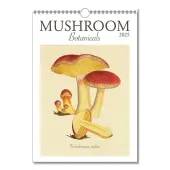 Mushroom Poster 2025 Wall Calendar
