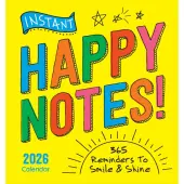 Instant Happy Notes 2026 Desk Calendar