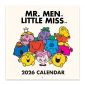 Mr Men Little Miss 2026 Wall Calendar