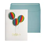 Birthday Balloons Quilling Birthday Card