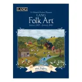 LANG Folk Art 2025 Monthly Pocket Planner by Mary Singleton