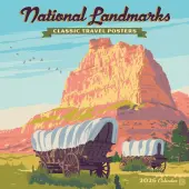 National Monuments Classic Travel Posters 2026 Wall Calendar