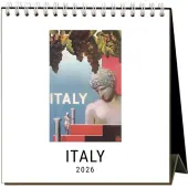 Italy Nostalgic 2026 Easel Desk Calendar