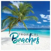 Tropical Beaches 2025 Wall Calendar