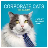 Corporate Cats 2025 Wall Calendar