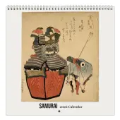 Samurai 2026 Wall Calendar