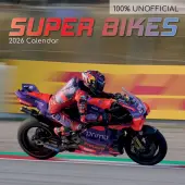 Super Bikes 2026 Wall Calendar