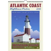 Atlantic Coast Lighthouses Poster 2026 Wall Calendar