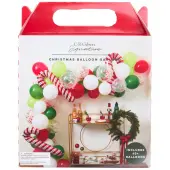 Candy Cane Holiday Balloon Garland