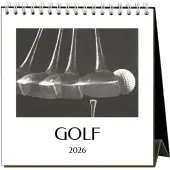 Golf 2026 Easel Desk Calendar
