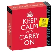 Keep Calm and Carry On Quotes 2026 Desk Calendar