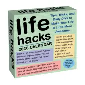 Life Hacks 2026 Desk Calendar