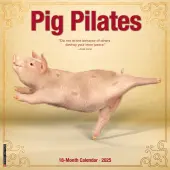 Pig Pilates 2025 Wall Calendar