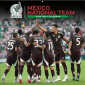 Mexican Soccer National Team 2026 Wall Calendar