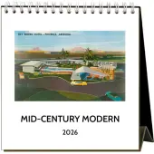 Mid-Century Modern 2026 Easel Desk Calendar