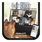 Cat Chat 2025 Mini Wall Calendar